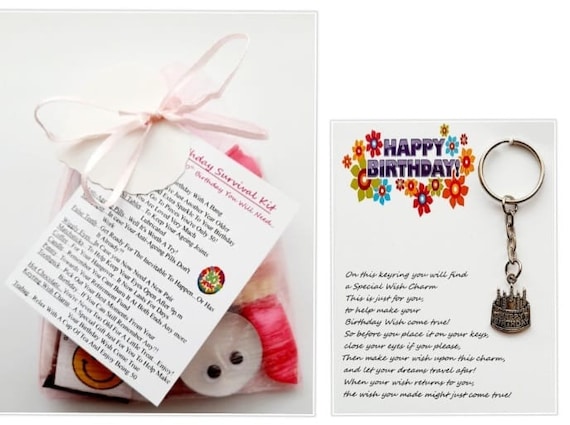 BOXED WITH MESSAGE OTHER DESIGNS AVAIL 50th GIFT KEYRING BIRTHDAY KEEPSAKE