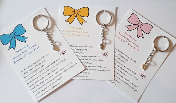 personalised baby keyrings