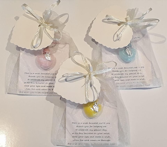 personalised baby shower favours