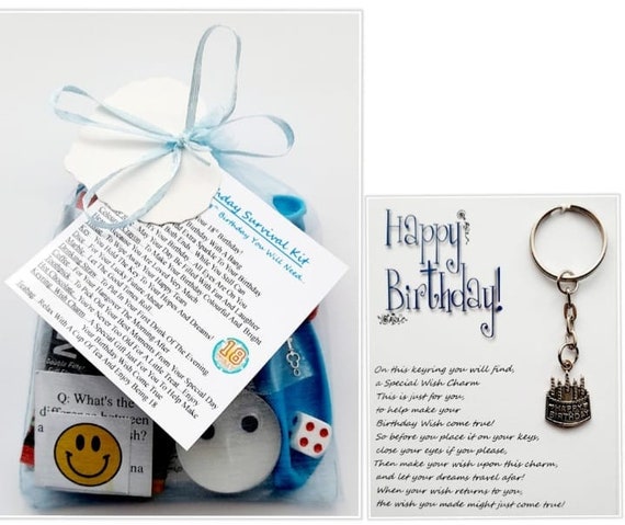 Friend Survival Gift Kit With Keyring Gift/Present 