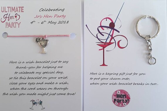 5 Pack Hen Party Wrist Band