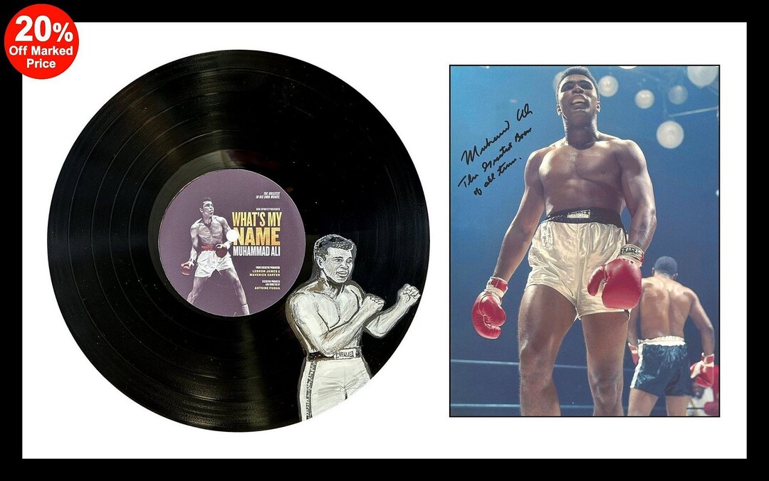 Muhammad Ali Boxing Legend Authentic Hand Signed Autograph With Hand ...