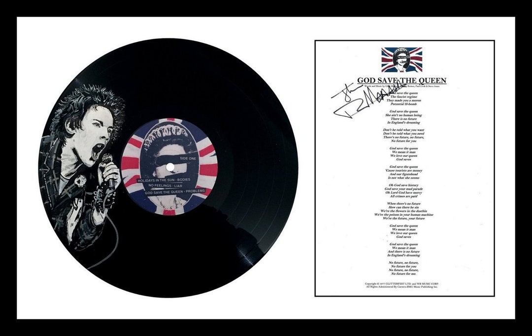 Sex Pistols Johnny Rotten Authentic Signed Autograph Etsy