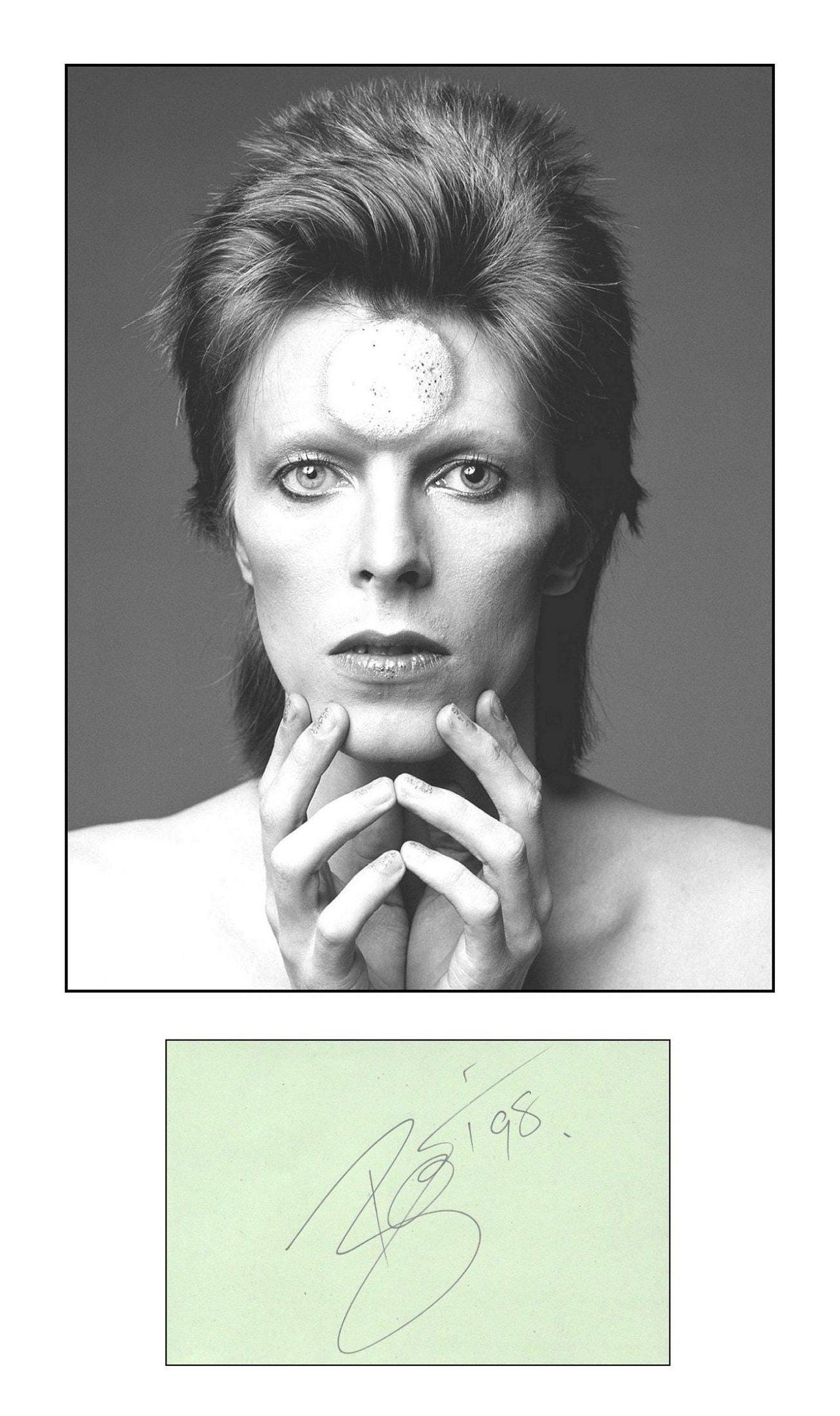 David bowie autograph - Etsy 日本