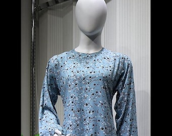 PLA0109 - LINEN ABAYA modest dress Islamic clothing Hajj Umrah