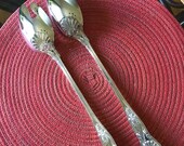 13 quot Silverplate Salad Server Set, Sheffield quot Kings quot Pattern made in Hong Kong