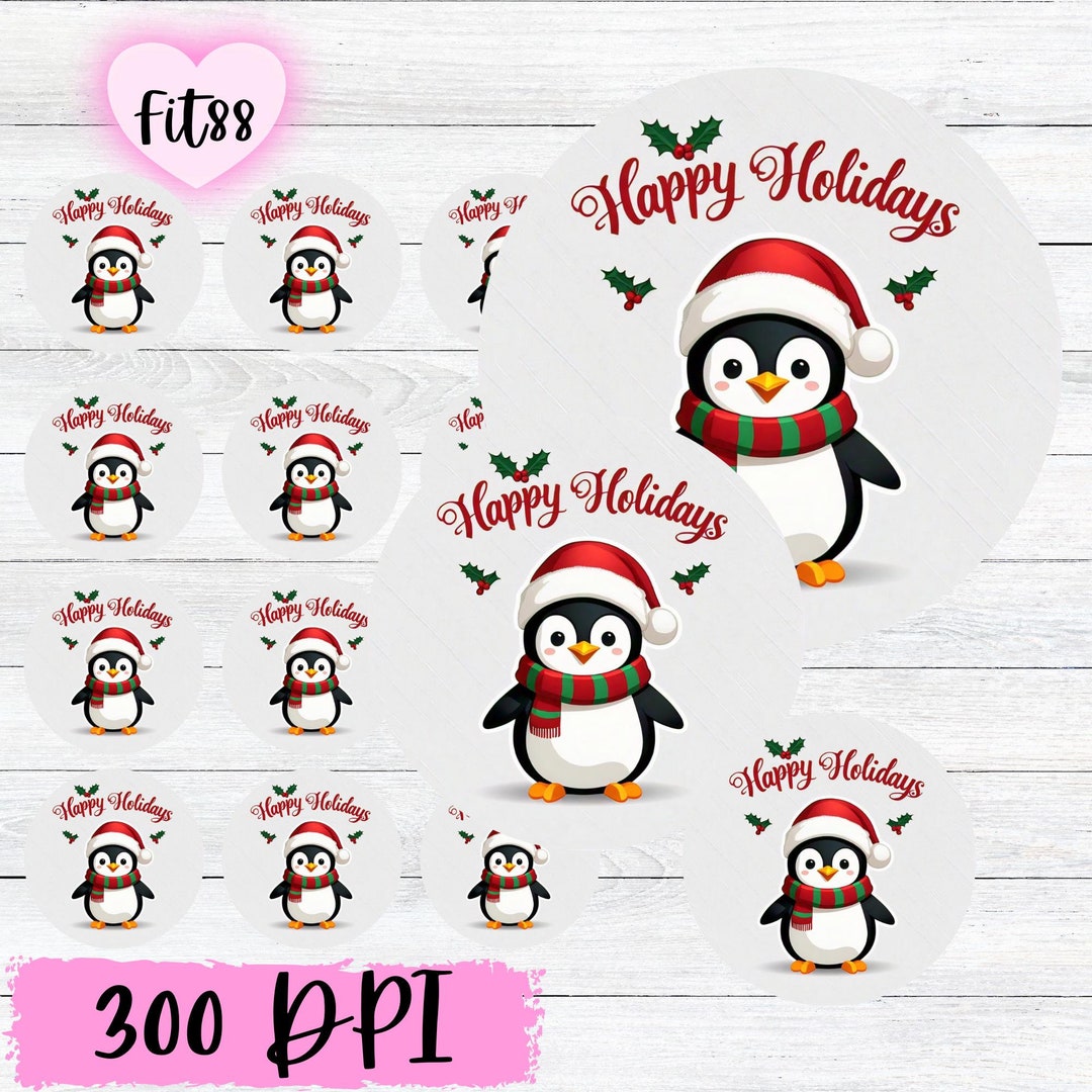 Cute Penguin Toppers, Penguin Cake Topper, Penguin Cupcake Toppers ...