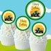Tractor Cupcake Toppers, Tractor Cake Topper, Tractor Toppers, Tractor ...