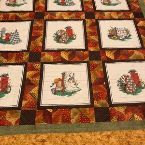 Vintage Style Throw Quilts For Sale/68 in Square Throw Quilt/Large Throw Quilt/Housewarming Gift/Gift for Mom/Wedding Gift/Mother&#39;s Day Gift