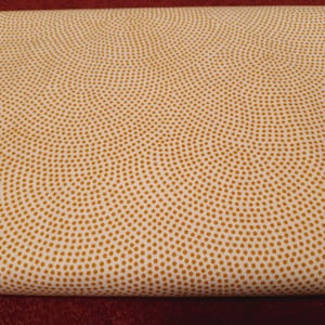 Golden Yellow Polka Fabric On White Background,Fall Fabric , Yellow Fabric, Gold Fabric, Fall Fabrics, 100% Quilter&#39;s Cotton,Fabric For Sale