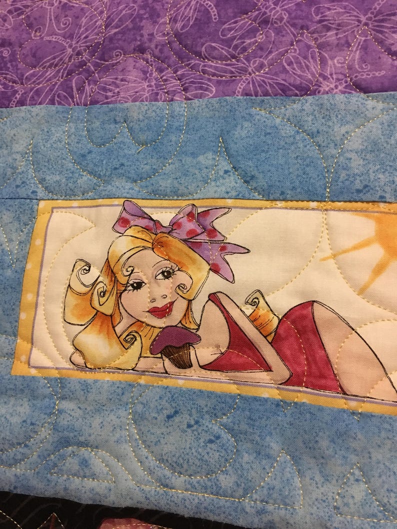 Full Size Girl Colorful Quilt Gift Idea Handmade/pink Quilt Etsy