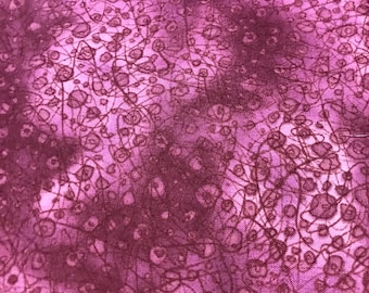 Multi Shade Purple,Mauve And Pink Fabric With Abstract Design,Mauve Fabric,Abstract Print Fabrics,Fabric By The Yard,100% Quilter's Cotton
