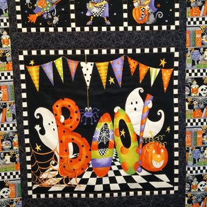 暗闇で光るブーのハロウィンキルト/ハロウィンスローキルト/ホリデーキルト/ハロウィンルームデコレーション/ティーンキルト/壁掛けデコレーション/ギフトアイデア