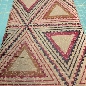 Maroon, Black,Brown And Sage With Geometerical Print Fabric,Fabric By The Yard,Maroon Fabric,Red Fabrics,100% Quilter Cotton,Sage Fabric