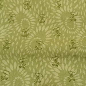 Light and Medium Shade Sage Green Fabric With Floral Design/Green Fabric/100% Quilter&#39;s Cotton/Sage Green Fabrics For  Sale/Green Fabric