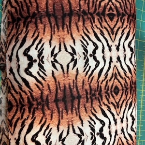 Tiger Fabric,African Animal Print Fabric With Multi Shades Of Brown, And Black,Tribal Print Fabrics,100% Quilter&#39;s Cotton,Brown Fabrics
