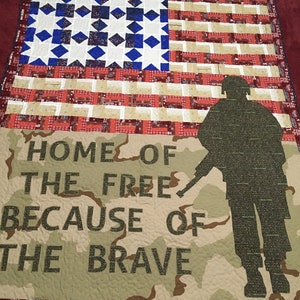 Customized Patriotic Quilt  Deposit Only/Red,White, Blue Flag  Bedding Blanket Large Throw Wall Hanging Youth-Twin Quilt/Man Cave Quilt