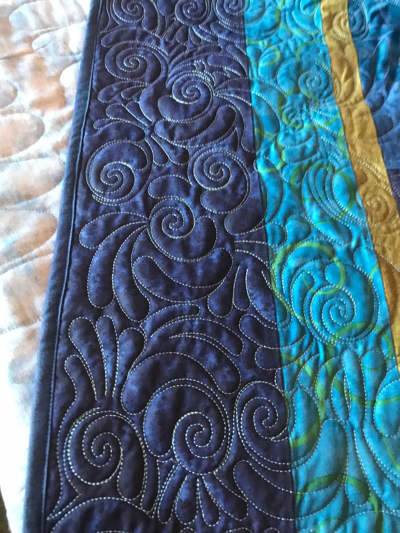 Blue King Quilts/king Quilts 104x104inches/bedding/colorful Etsy