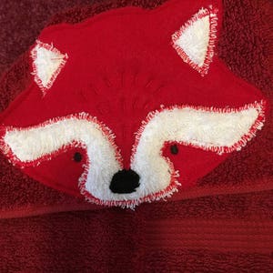Fox Hooded Towel For Kids/Animal Towel/Hooded Kids Towel/Gift For Kids/Baby Shower Gift/Hooded Bath Towel/Kids Birthday Gift/Gift Towel/Kids
