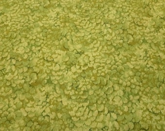 Könnte beinhalten: Grüner Shaggy-Teppich mit einem Muster aus erhabenen, hellgrünen Kreisen.