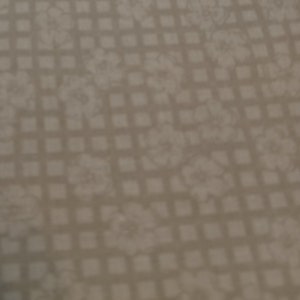 Beige and Grid Floral Print Fabric,Brown Fabrics,Beige Fabrics,100% Quilter&#39;s Cotton,Fabric By The Yard,Cream Fabrics