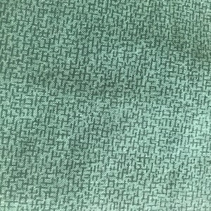 Verde grigio scuro con tessuto dal design verde geometrico scuro tagliato su misura, 100% cotone Quilter, tessuti verde grigio scuro in vendita