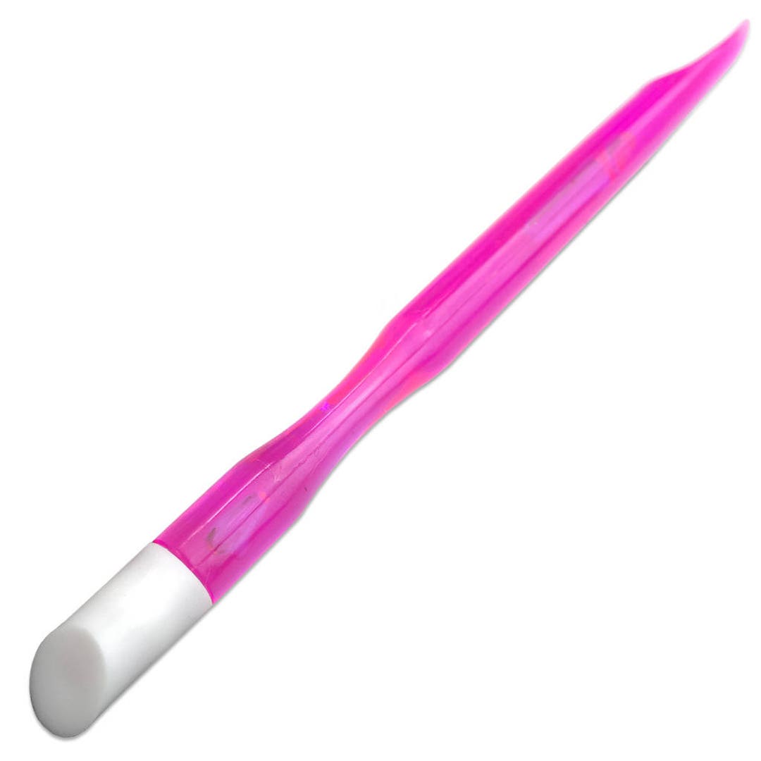 Pana Long Pink Plastic Cuticle Pusher With Hard Rubber Tip Etsy