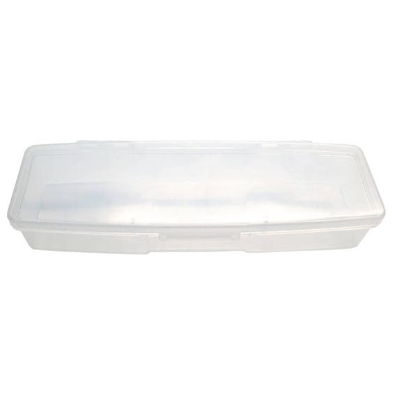 Small Clear Translucent Plastic Personal Storage Box Container Store Arts &  Crafts Supplies Makeup/nail Brushes Loose Beads and Buttons -  Hong Kong