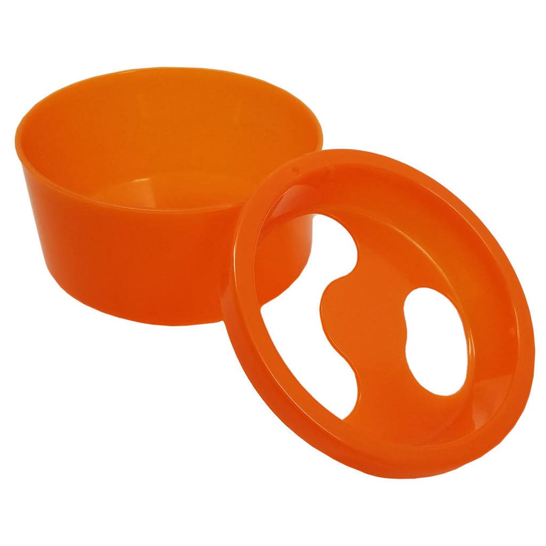 Orange Plastic Acetone Resistant Round Style Nail Manicure Etsy