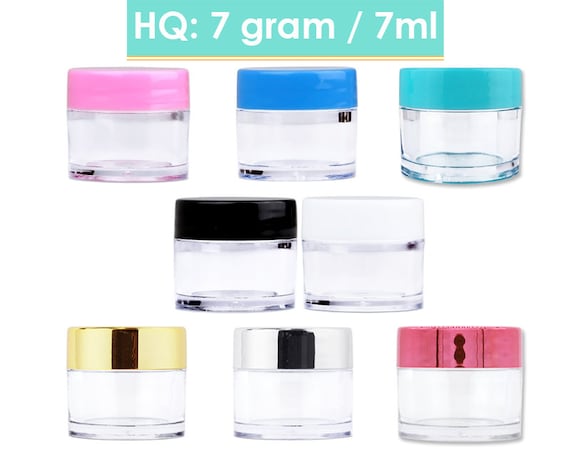 60 Gram/ml 2 Oz Round High Quality Acrylic Clear Sample Leak Proof