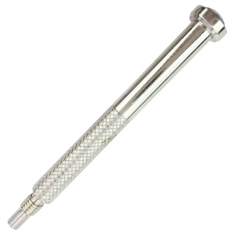 Silver Nail Art Dangle Piercing Hand Drill Use to Pierce a Hole on the Nail Tip to add Dangles or Rings image 8