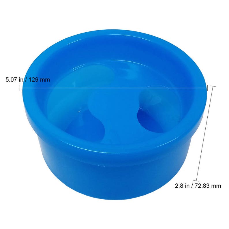 Blue Plastic Acetone Resistant Round Style Nail Manicure Soak Etsy