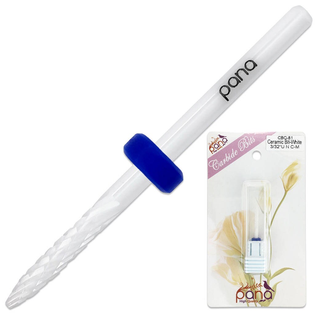 Pana 3/32 Under Nail Cleaner White Ceramic Nail Drill Etsy