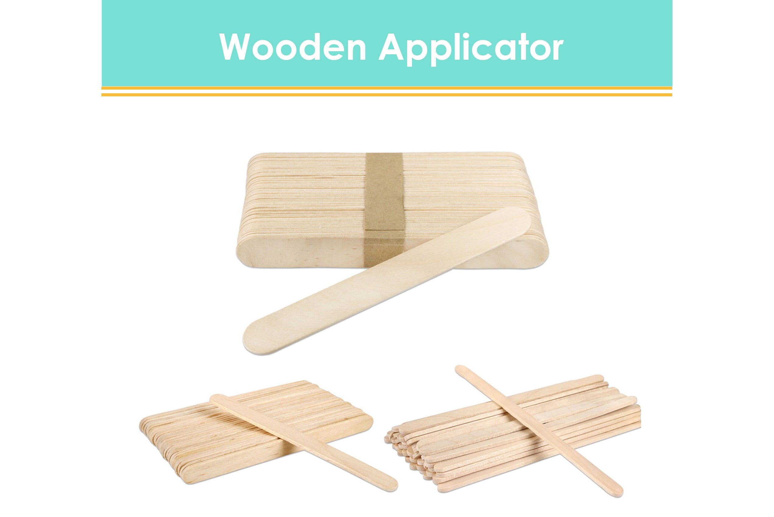 Medical Wooden Stick Multi-use Applicator Stick Applying Stirring Medicines Wooden  Stick, DISPOSABLE WOODEN PRODUCTS
