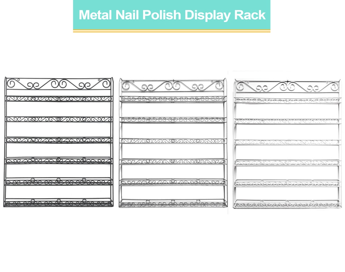 PANA Professional Nail Polish Display Metal Wall Mounted Rack Etsy