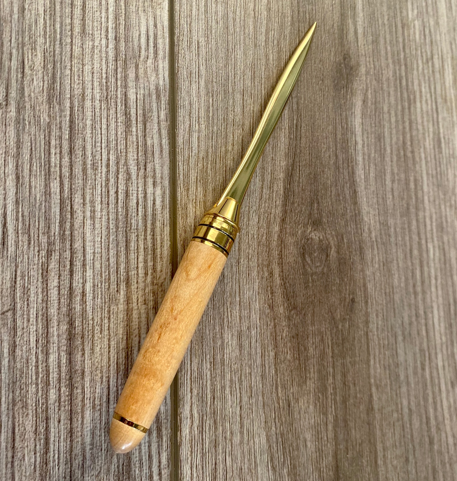 Personalized Maple Letter Opener Rosewood Letter Opener Etsy