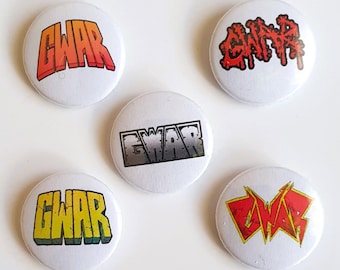 GWAR Badge Button Set 25mm 1