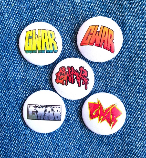 GWAR Badge Button Set 25mm 1