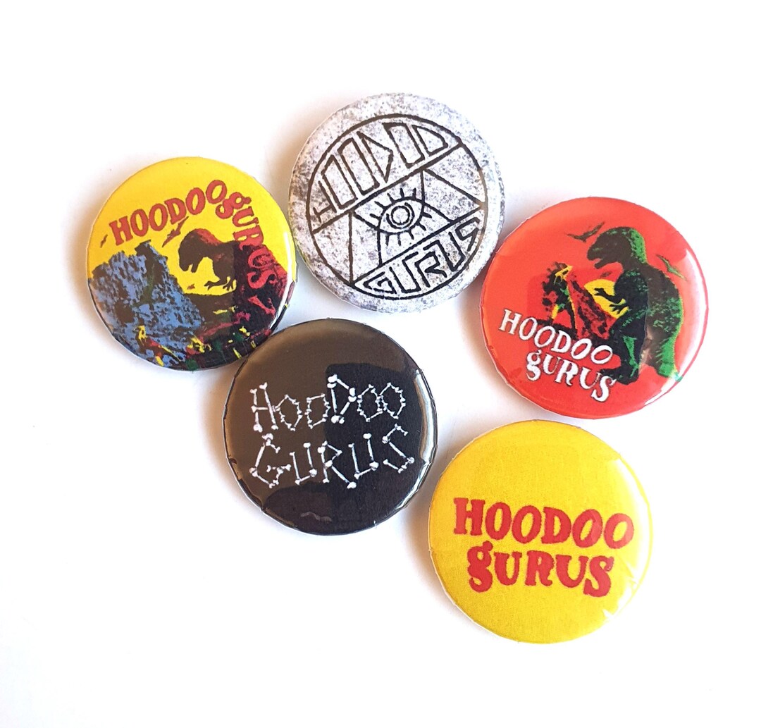 HOODOO GURUS Badge Button Set 25mm 1