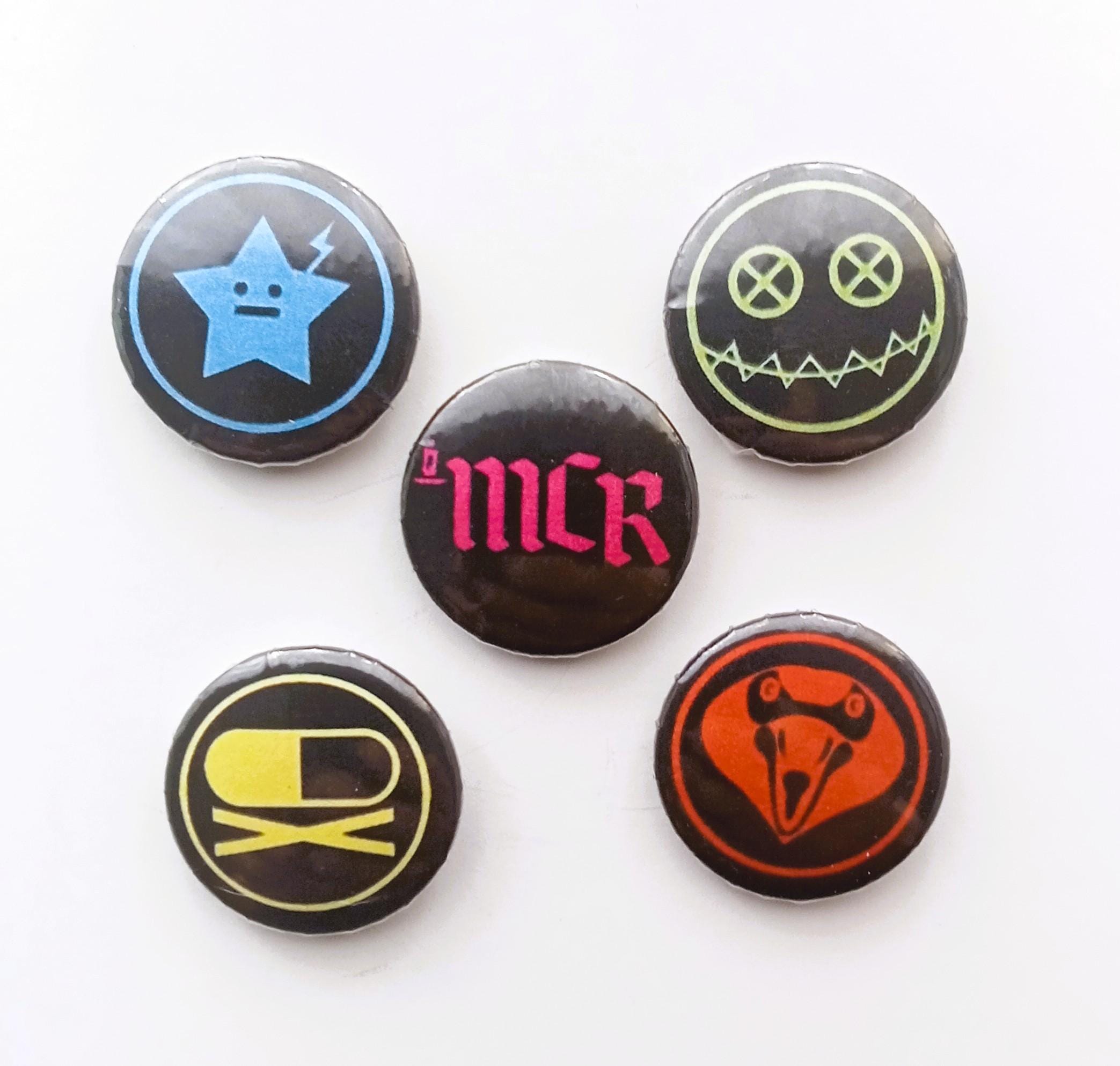 My Chemical Romance Danger Days Badge Set (25mm Pins) – Killjoys Band ...