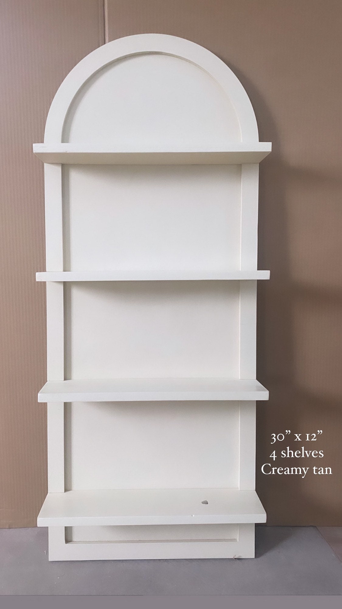 XS Curved Arched Wall Hanging Book Shelf Etsy