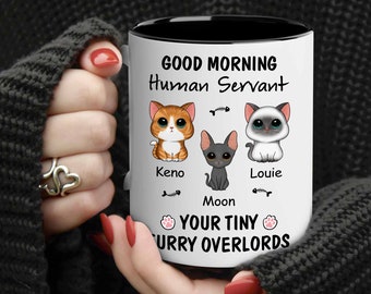 Tazas personalizadas para mascotas, taza personalizada para mascotas, taza personalizada para gatos, taza de café para gatos, taza personalizada para gatos, taza para papá gato, taza para mamá gato, regalos para amantes de los gatos