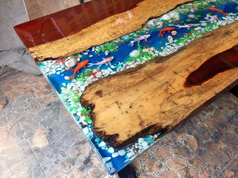 Epoxy Resin Aquarium crazy resin decoration