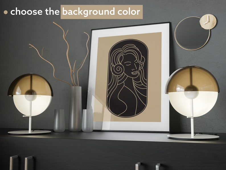 Zodiac Aries wall art decor gift for her feminine art ...