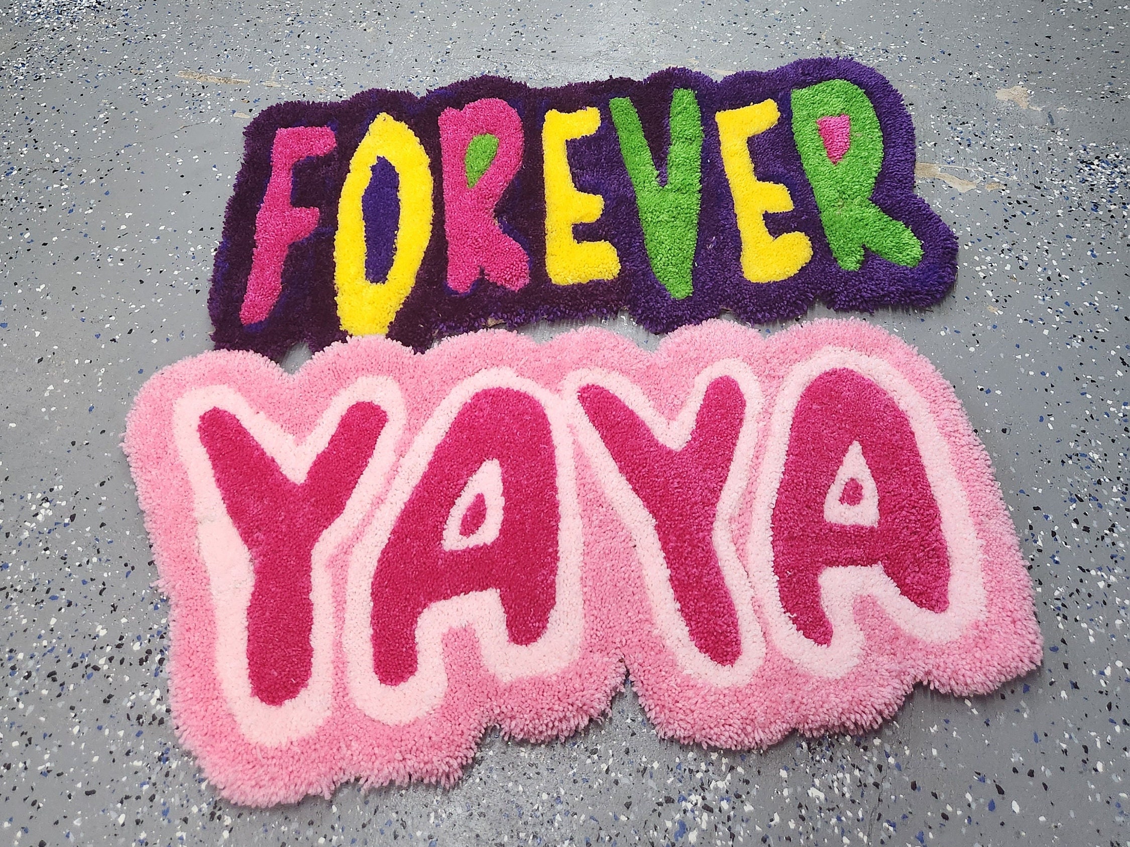 Random Rug Names Customized Tufted Name Rugs - Etsy