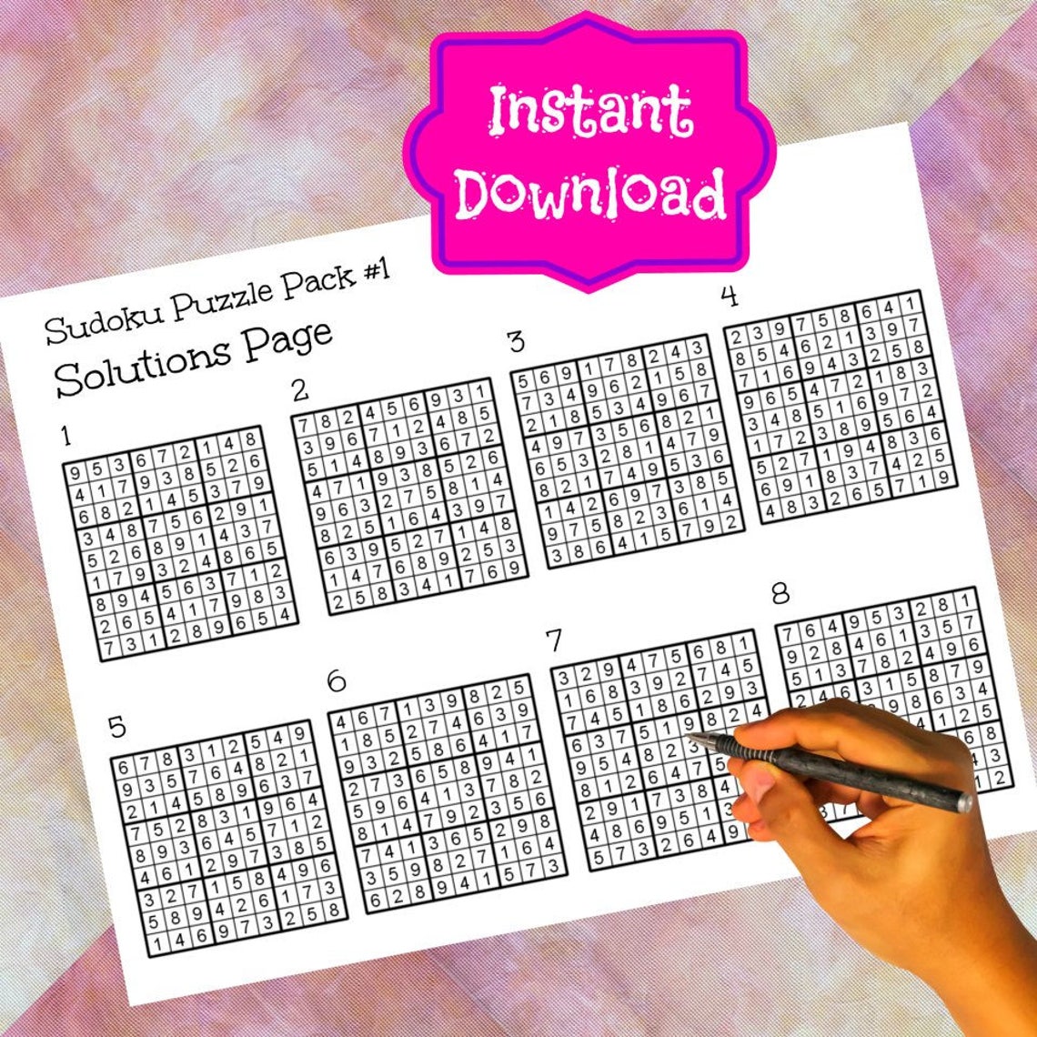 printable sudoku puzzles medium difficulty combined with