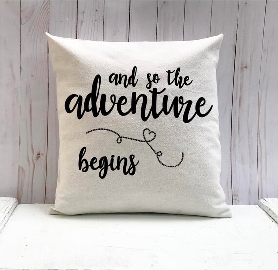 adventure throw pillow