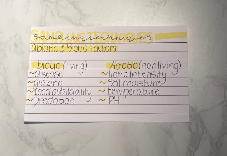 Biology Aesthetic Revision Flashcards National 5/higher/ | Etsy UK