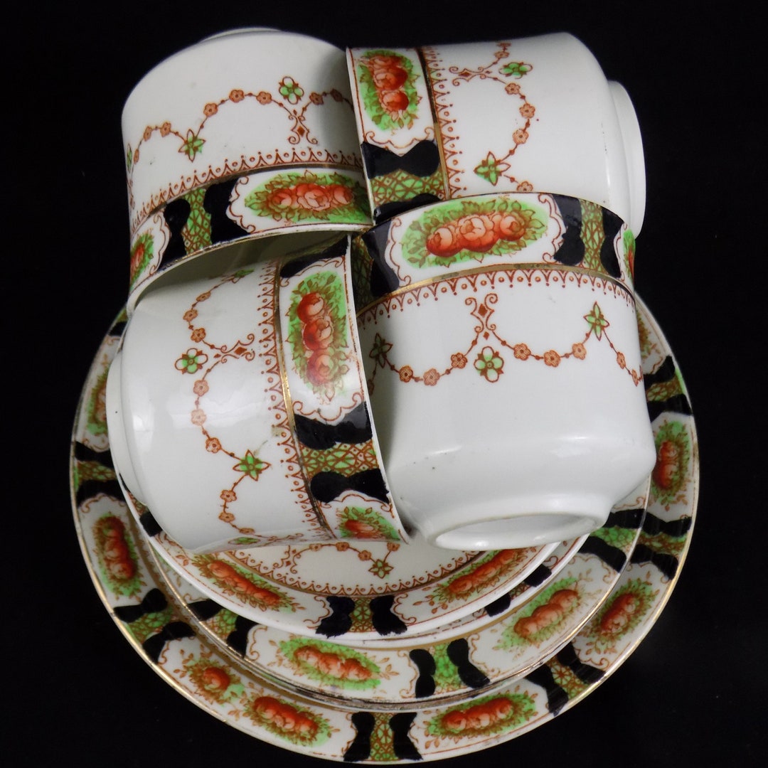 Vintage Bell China Tea Set With Cake Plate 13 Pieces SUSAN Etsy