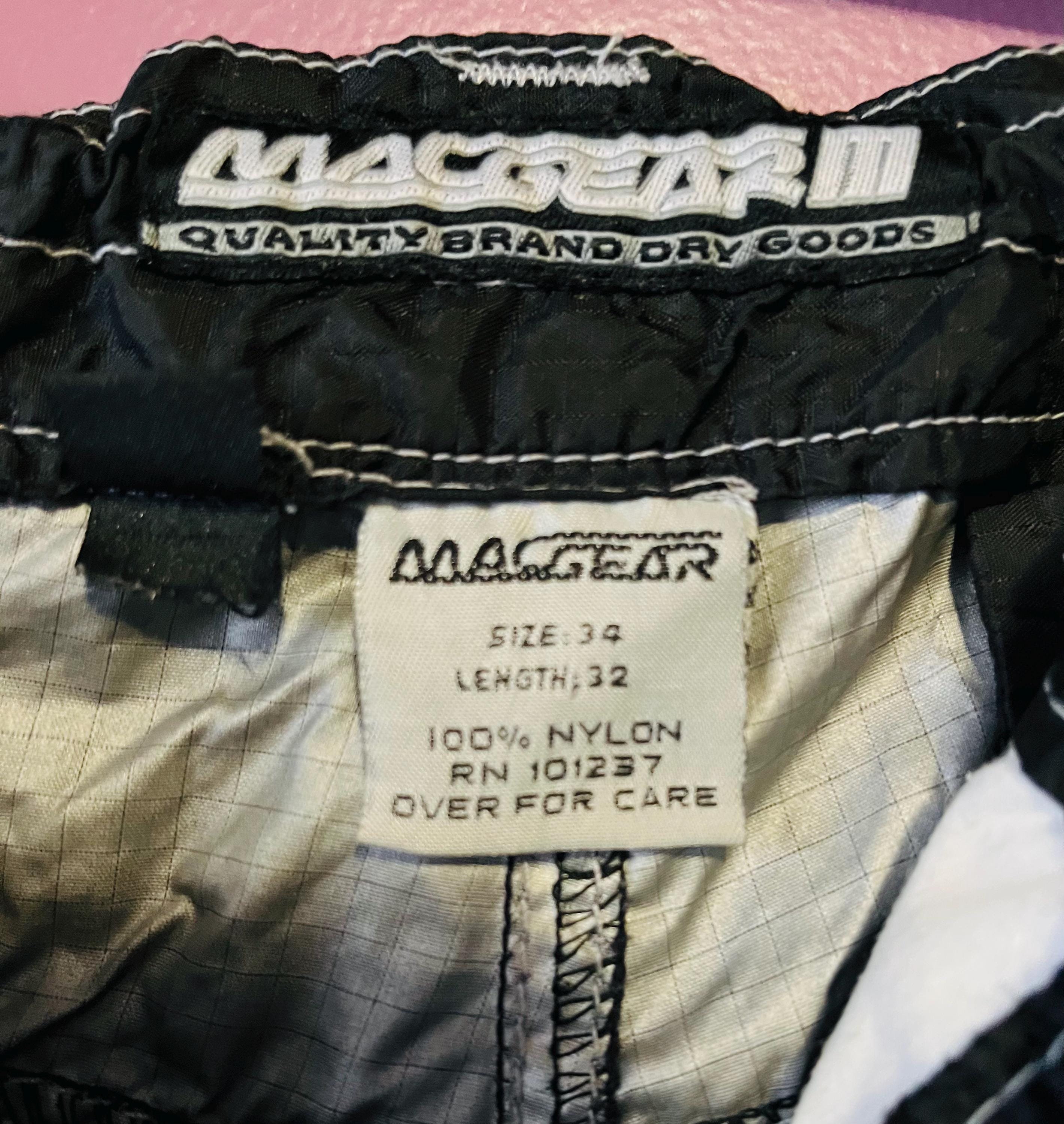 パンツ macgear MacGear Pants 31x30 Black Cargo Distressed Wide Leg Baggy Y2K